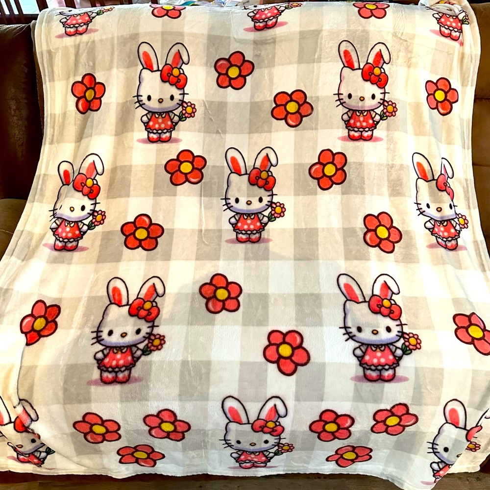 Hello Kitty Easter Blanket